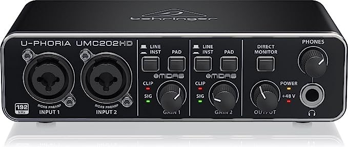 Behringer U-Phoria UMC202HD