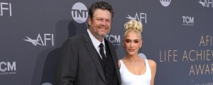 Gwen Stefani & Blake Shelton are Dressed to the Nines With Their 3 Sons for Family Christmas Card