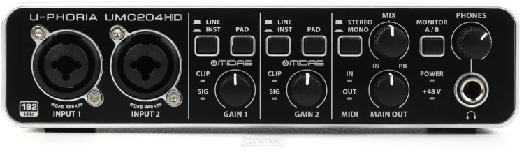 Behringer U-Phoria UMC202HD Review - American Songwriter