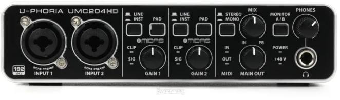 Behringer U-Phoria UMC204HD