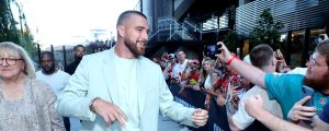 Travis Kelce Has Heard Taylor Swift’s “Unbelievable” New Album—But He’s Not Spilling
