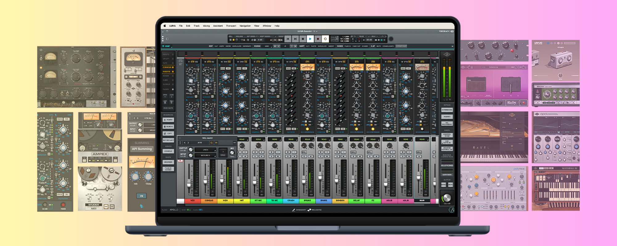 As an Analog Lover, Universal Audio's LUNA Pro 2.0 Is the DAW I