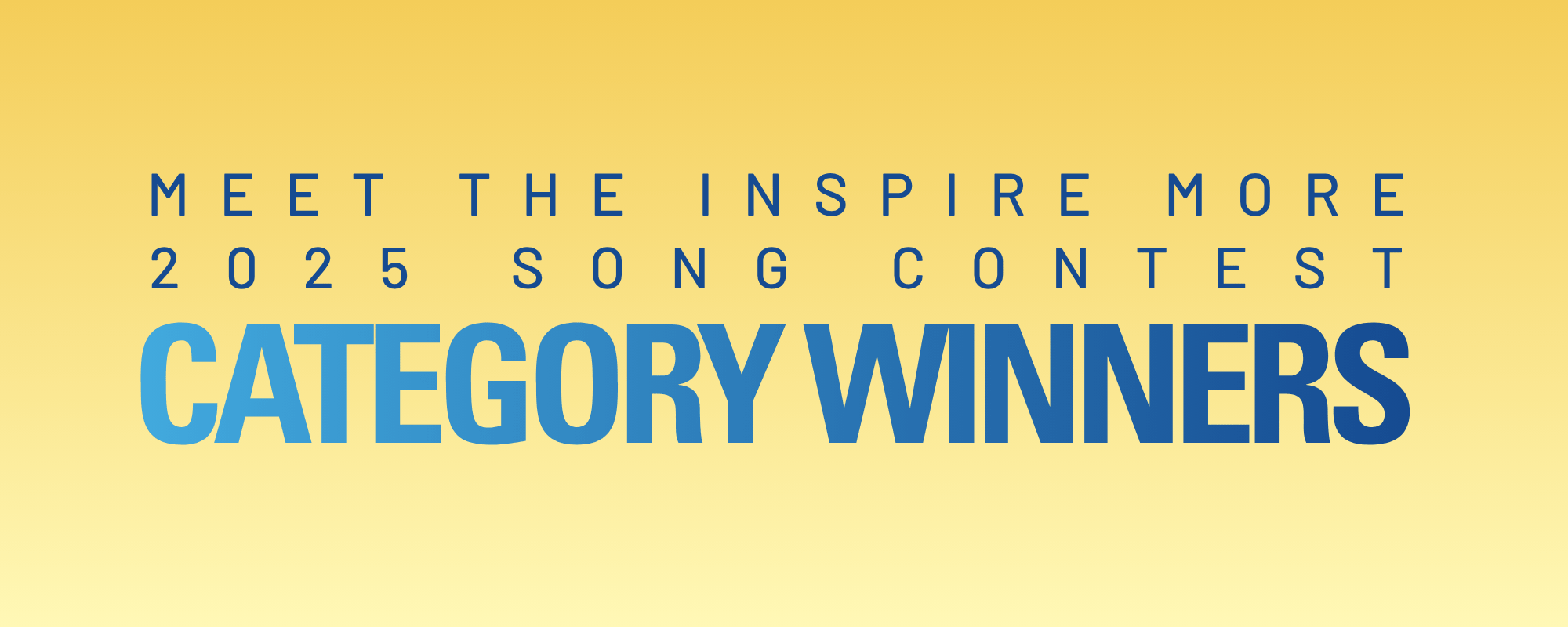 Meet the InspireMore 2025 Christian Song Contest Category Winners