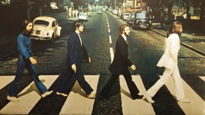 Actors Playing The Beatles in Upcoming Biopics Spotted Recreating the Iconic ‘Abbey Road’ Cover