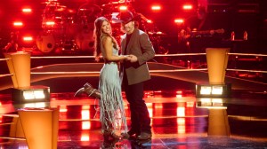 Riley Green’s ‘Voice’ Contestants—Who Started Dating After Meeting on the Show—Flirt While Performing Conway Twitty and Loretta Lynn Duet
